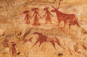 Prehistoric cave paintings, Ennedi Plateau, Tschad - Clare Broome Life ...